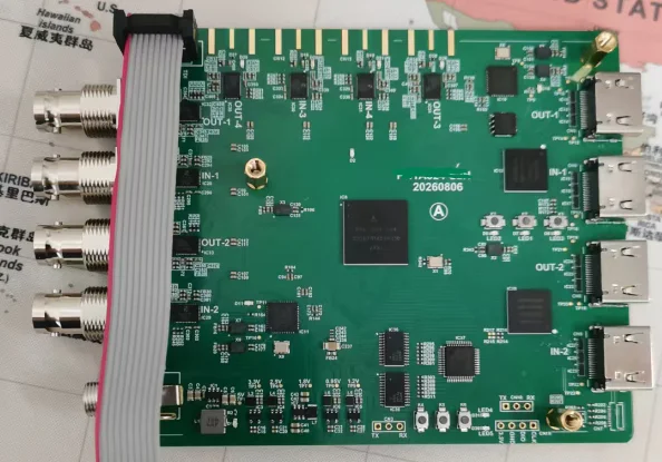 12G SDI 与 HDMI 2.0 互转方案实物照片